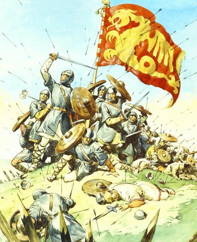 Escena de batalla de English School