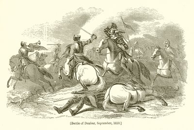 Batalla de Dunbar, septiembre de 1650 de English School