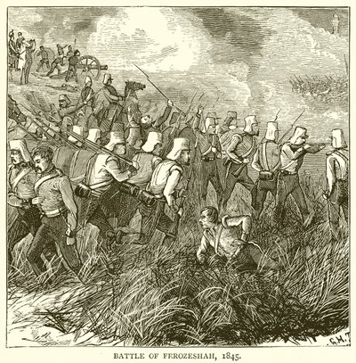Batalla de Ferozeshah, 1845 de English School