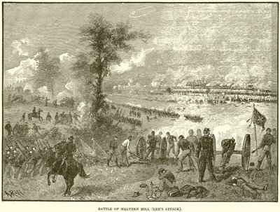 Batalla de Malvern Hill (Ataque de Lee) de English School