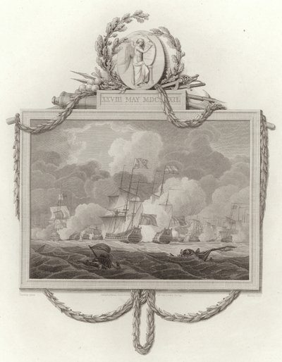 Batalla de Solebay, 28 de mayo de 1672 de English School
