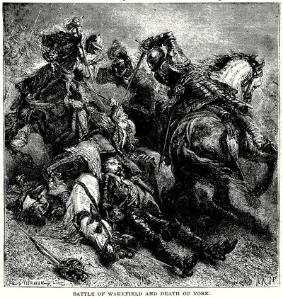 Batalla de Wakefield y Muerte de York de English School