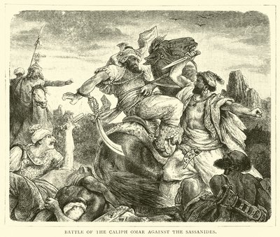 Batalla del Califa Omar contra los Sasanidas de English School