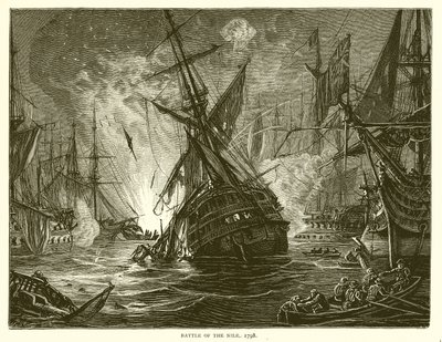 Batalla del Nilo, 1798 de English School