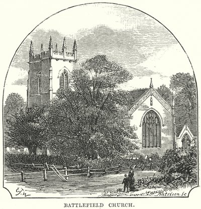 Iglesia del Campo de Batalla (grabado) de English School