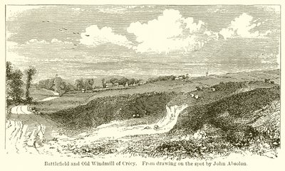 Campo de batalla y viejo molino de viento de Crecy de English School