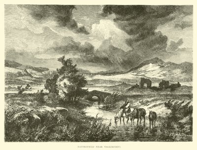 Campo de batalla cerca de Tagliacozzo de English School