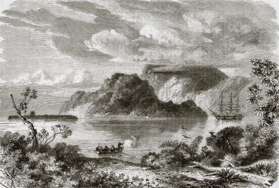 Bahía de Manevai, isla de Vanikoro de English School