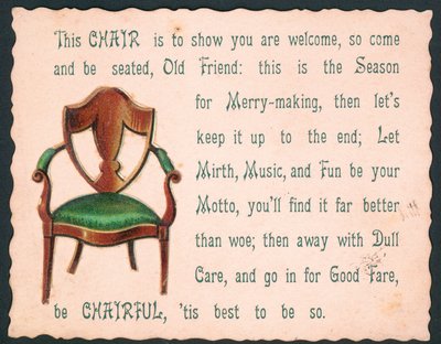 Sé alegre, es mejor serlo - Tarjeta de Navidad de English School