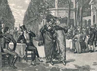 Dandis y bellezas del período de la Regencia de English School