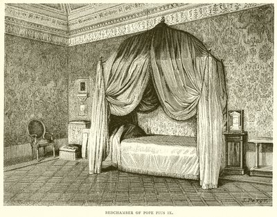 Dormitorio del Papa Pío IX de English School
