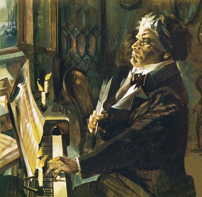 Beethoven al piano de English School