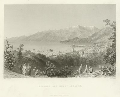 Beirut y Monte Líbano, 1837 de English School