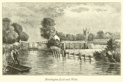 Bensington Lock y Weir de English School