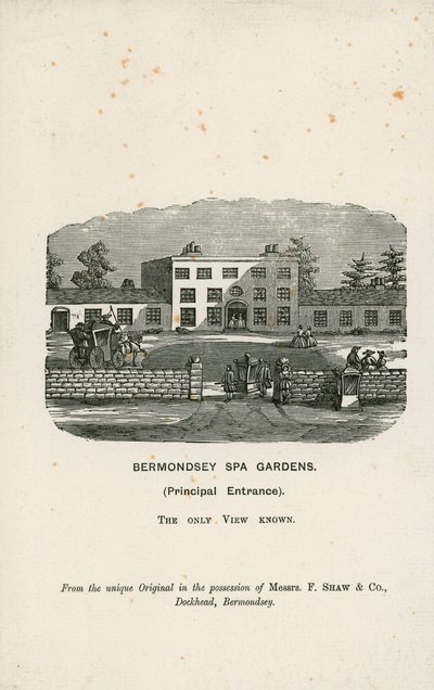 Jardines del Spa de Bermondsey de English School