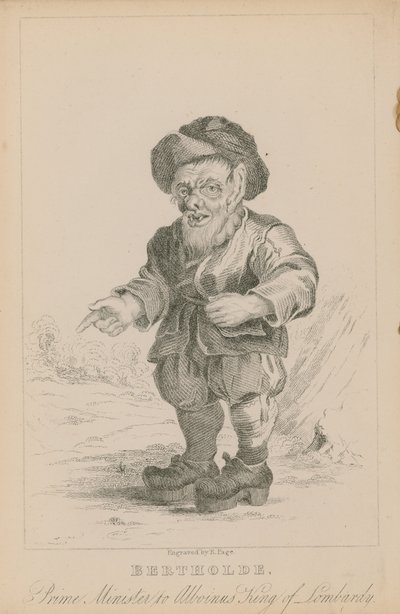 Bertholde, Primer Ministro de Alboinus, Rey de Lombardía de English School