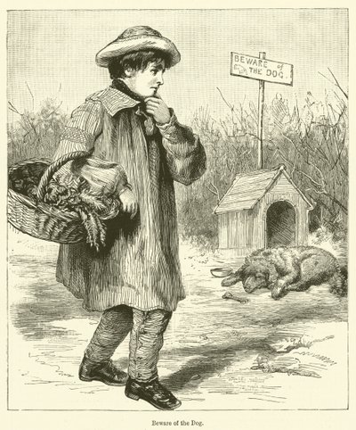 Cuidado con el perro (grabado) de English School