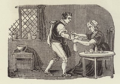 Vendaje de un corte de English School