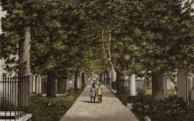 Birmingham: Harborne Avenue (litografia en color) de English School