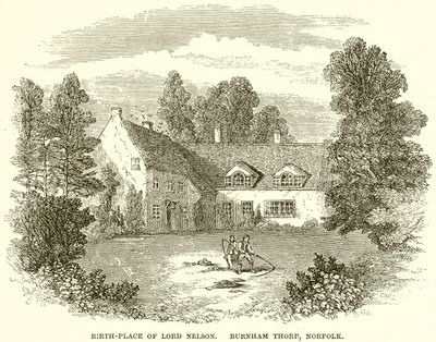 Lugar de nacimiento de Lord Nelson. Burnham Thorp, Norfolk de English School