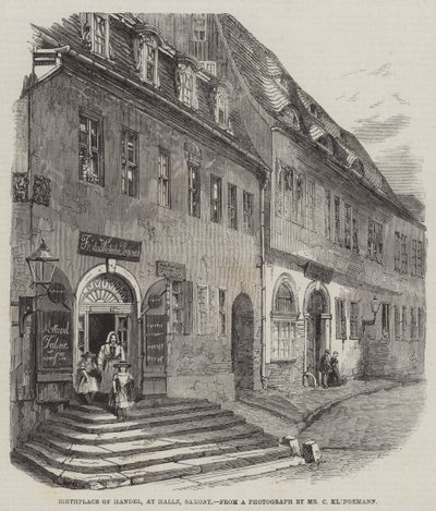 Lugar de nacimiento de Handel, en Halle, Sajonia de English School