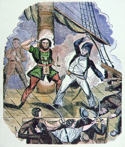 La última pelea de Barbanegra de English School