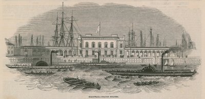 Vapor del Támesis en Blackwall de English School