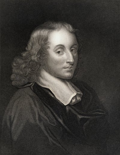 Blaise Pascal (1623-62) de Gallery of Portraits, publicado en 1833 de English School