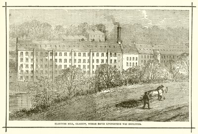 Molino de Blantyre, Glasgow, donde trabajó David Livingstone de English School