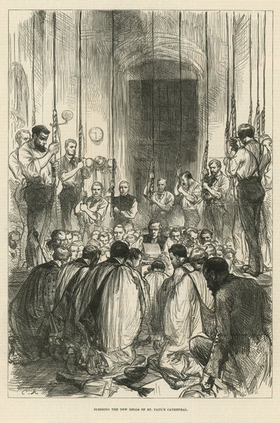 Bendición de las nuevas campanas de la Catedral de San Pablo de English School