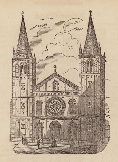 Capilla de Bloomsbury (grabado) de English School