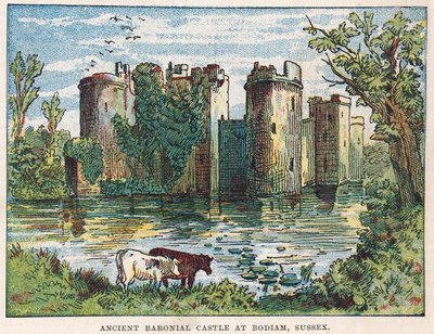 Castillo de Bodiam, Sussex de English School