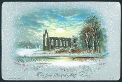 Abadía de Bolton, Tarjeta de Navidad de English School