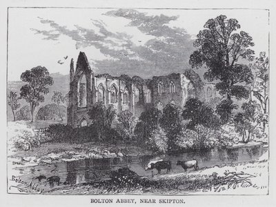 Abadía de Bolton, cerca de Skipton de English School