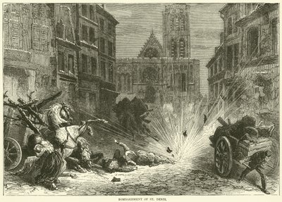 Bombardeo de St Denis, diciembre 1870 de English School