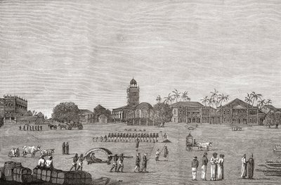 Bombay Green, Mumbai del Sur, India en 1767, de 