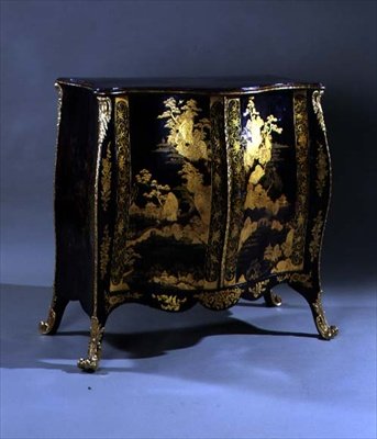 Cómoda Bombe, mediados del siglo XVIII de English School