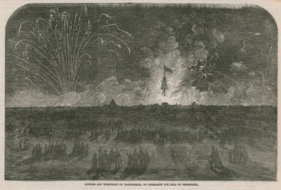 Hoguera y fuegos artificiales en Blackheath de English School