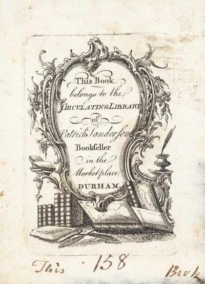 Ex libris, Patrick Sanderson de English School