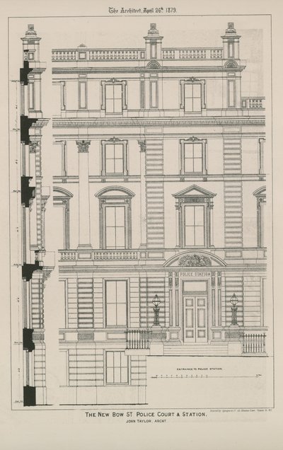 Tribunal y estación de policía de Bow Street de English School