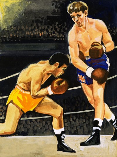 Boxeo: Alan Rudkin vs. Musahiko Harada en 1965 de English School