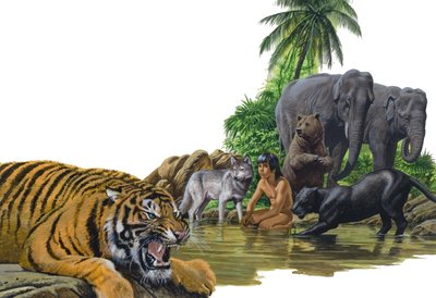 Niño y Animales de English School