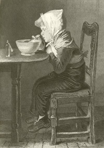 Niño comiendo de English School
