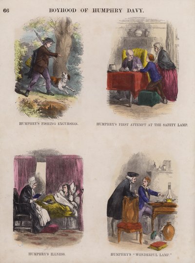Infancia de Humphry Davy de English School