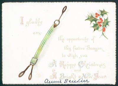 Tirantes, Tarjeta de Navidad de English School