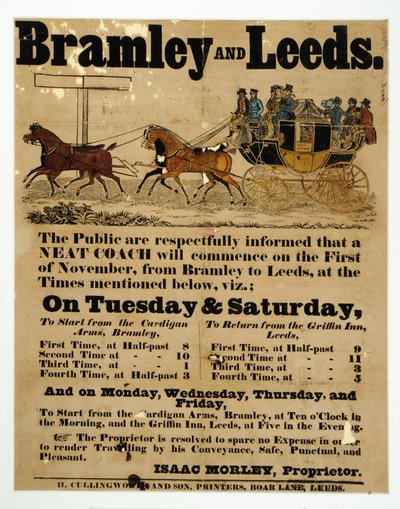 Horario del autobús de Bramley y Leeds de English School