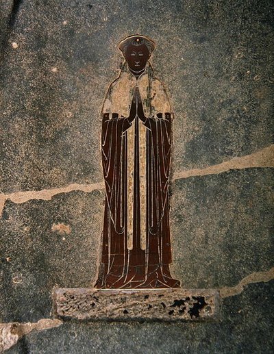 Brass de William White, en la Capilla Fitzalan de English School