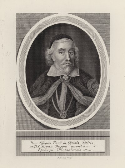 Brian Duppa, Obispo de Winchester (grabado) de English School