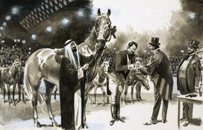 Brian Hughes engaña con éxito al New York Horse Show en 1907 de English School
