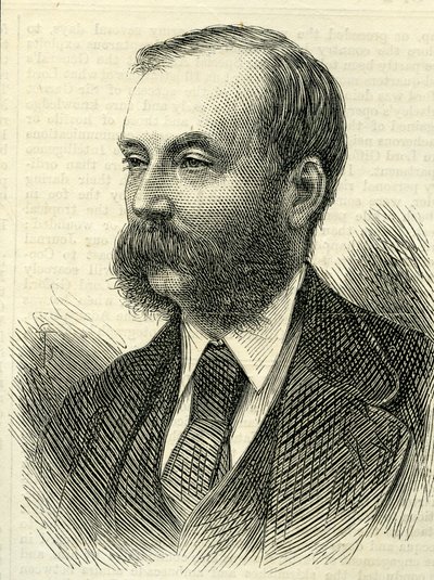 General de Brigada, Sir Archibald Alison, 2º baronet (1826-1907) de The Illustrated London News 18 de abril de 1874 de English School